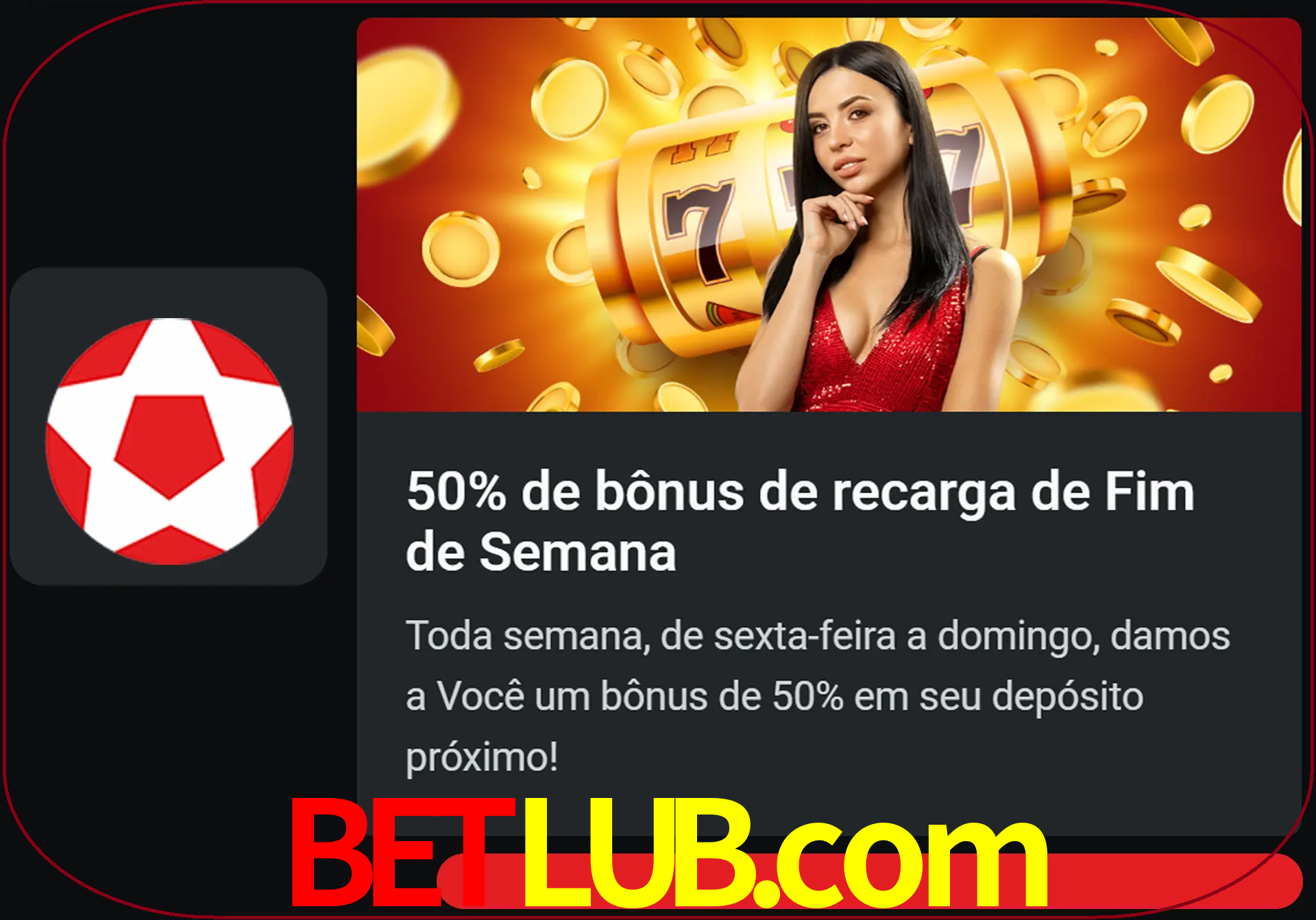 Volte a cada semana para receber novos bônus em dinheiro.